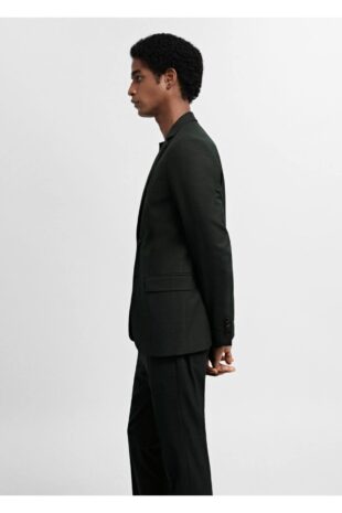 کت منگو سبز مردانه مانگو 67020634