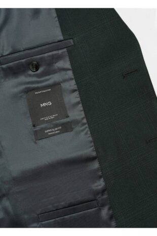 کت منگو سبز مردانه مانگو 67020634