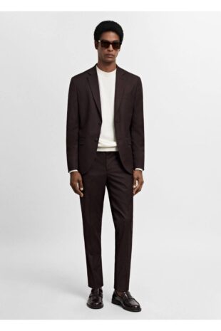 کت منگو خاکستری مردانه مانگو 67020637