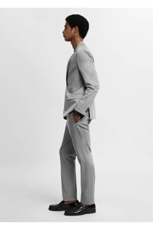 کت منگو خاکستری مردانه مانگو 67040623