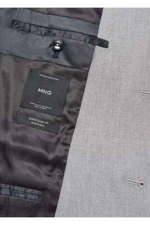 کت منگو خاکستری مردانه مانگو 67040623