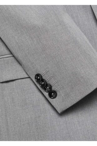 کت منگو خاکستری مردانه مانگو 67040623