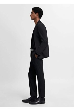 کت منگو سیاه مردانه مانگو 67040625