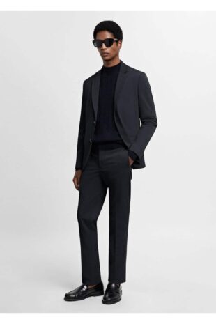 کت منگو لاجورد مردانه مانگو 67050622