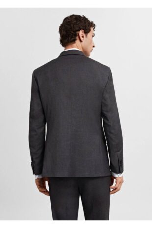 کت منگو خاکستری مردانه مانگو 67050627