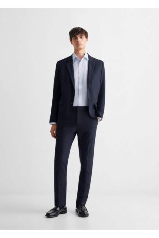 کت منگو لاجورد مردانه مانگو 67070648