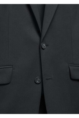 کت منگو سیاه مردانه مانگو 67070648