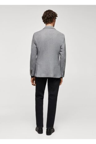 کت منگو خاکستری مردانه مانگو 67070624