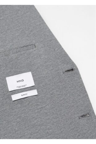 کت منگو خاکستری مردانه مانگو 67070624