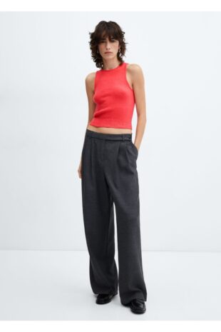 تی شرت منگو قرمز زنانه مانگو 67080465