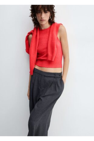 تی شرت منگو قرمز زنانه مانگو 67080465