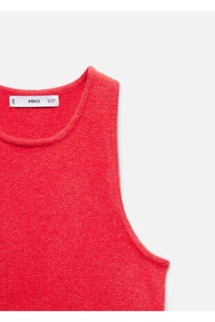 تی شرت منگو قرمز زنانه مانگو 67080465