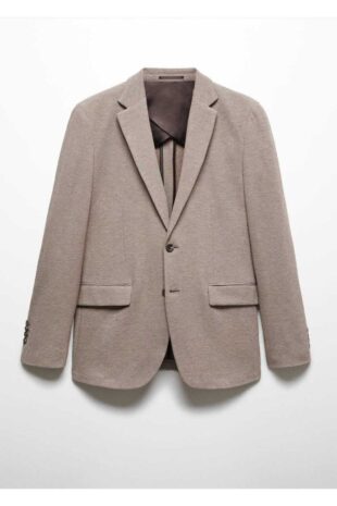 کت منگو بژ مردانه مانگو 67090668