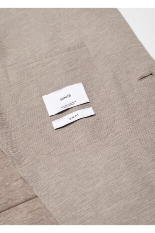 کت منگو بژ مردانه مانگو 67090668