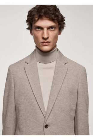 کت منگو بژ مردانه مانگو 67090668