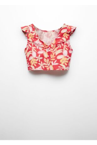 تی شرت منگو قرمز دخترانه مانگو 67080472