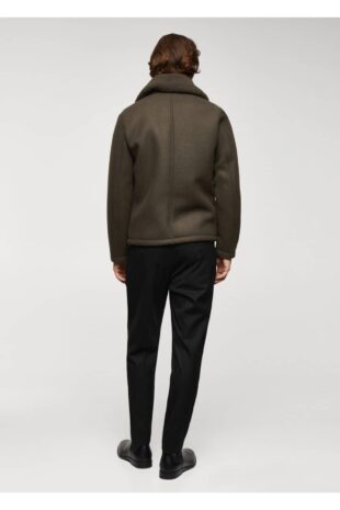 کت منگو خاکی مردانه مانگو 67010625