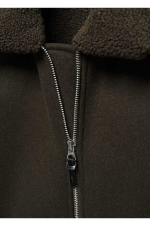 کت منگو خاکی مردانه مانگو 67010625