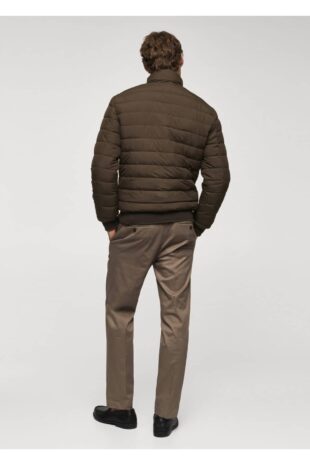 کت منگو قهوه ای مردانه مانگو 67010629