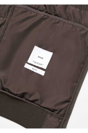 کت منگو قهوه ای مردانه مانگو 67010629