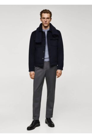 کت منگو لاجورد مردانه مانگو 67020620