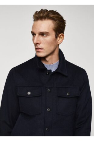 کت منگو لاجورد مردانه مانگو 67020620