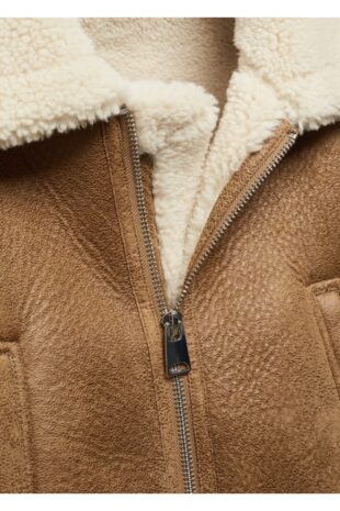 کت منگو بژ زنانه مانگو 67030446