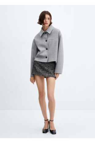 دامن منگو سیاه زنانه مانگو 57048280