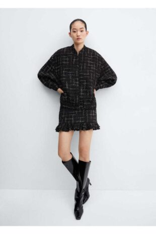 دامن منگو سیاه زنانه مانگو 57099219