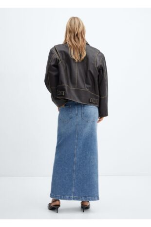 دامن منگو آبی زنانه مانگو 57034768