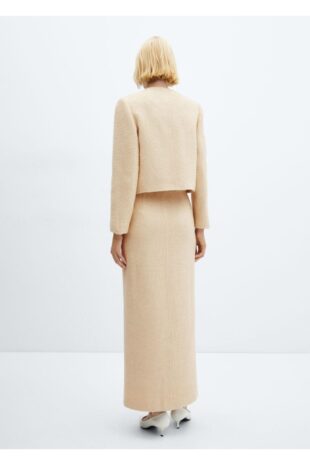 دامن منگو بژ زنانه مانگو 57079121