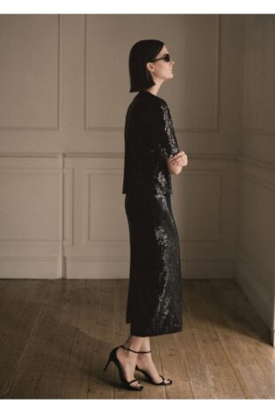 دامن منگو سیاه زنانه مانگو 57059101