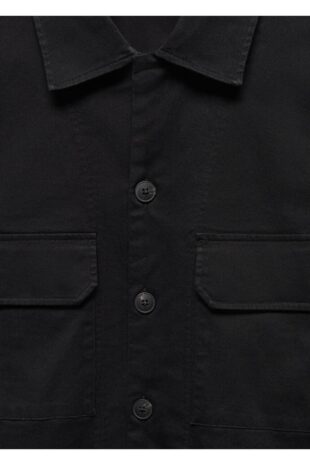 کت منگو سیاه مردانه مانگو 67040632