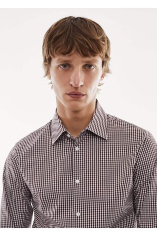 پیراهن قرمز مردانه مانگو 67030633