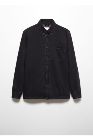 کت منگو سیاه مردانه مانگو 67040622