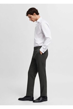 پیراهن آبی مردانه مانگو 67070623