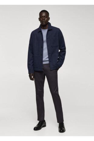 کت منگو لاجورد مردانه مانگو 67070627