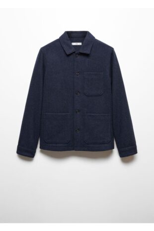 کت منگو لاجورد مردانه مانگو 67070627