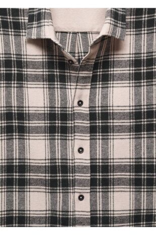 پیراهن آبی مردانه مانگو 67080637