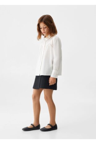 تی شرت منگو سفید دخترانه مانگو 67030434