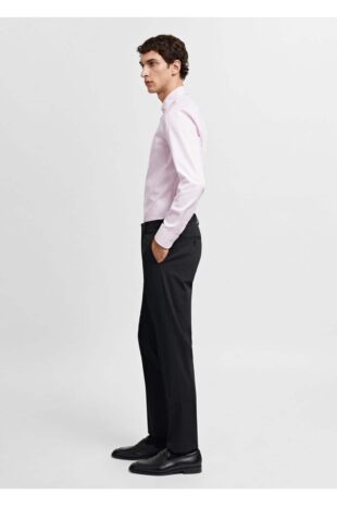 پیراهن صورتی مردانه مانگو 67040626