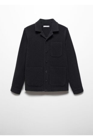 پیراهن بنفش مردانه مانگو 67070626