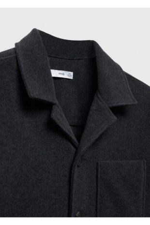 پیراهن بنفش مردانه مانگو 67070626