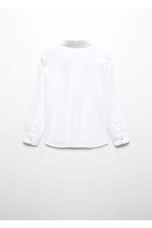 پیراهن سفید پسرانه مانگو 67050656