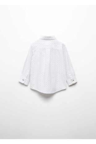 پیراهن سفید پسرانه مانگو 67070653