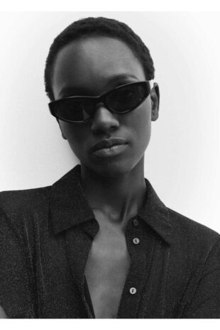 پیراهن سیاه زنانه مانگو 57069116