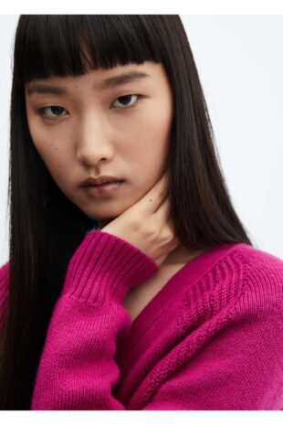 بافت منگو صورتی زنانه مانگو 57089101