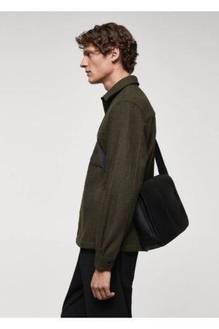 کت منگو خاکی مردانه مانگو 67040633