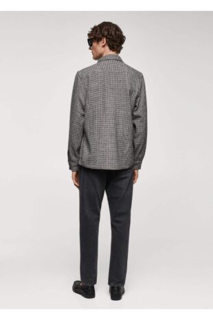 کت منگو سیاه مردانه مانگو 67050630