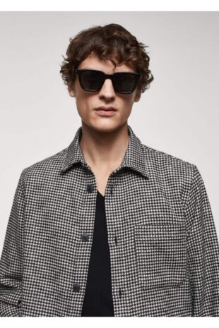 کت منگو سیاه مردانه مانگو 67050630